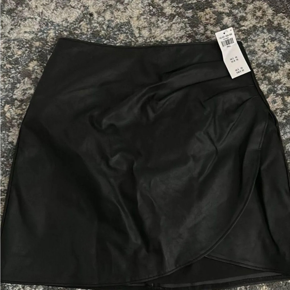 Black Leather Skirt